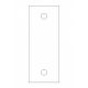 BRCKT 001 Supports court pour l'assemblage d'un ES1.0 ou ES1.5 (quatre pièces dans un paquet)