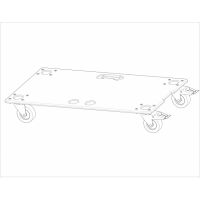 CRT 0001 Chariot en bois pour deux ES1.0 ou deux ES1.5, sans kit de roues
