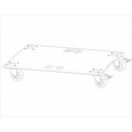 CRT 0001 Chariot en bois pour deux ES1.0 ou deux ES1.5, sans kit de roues